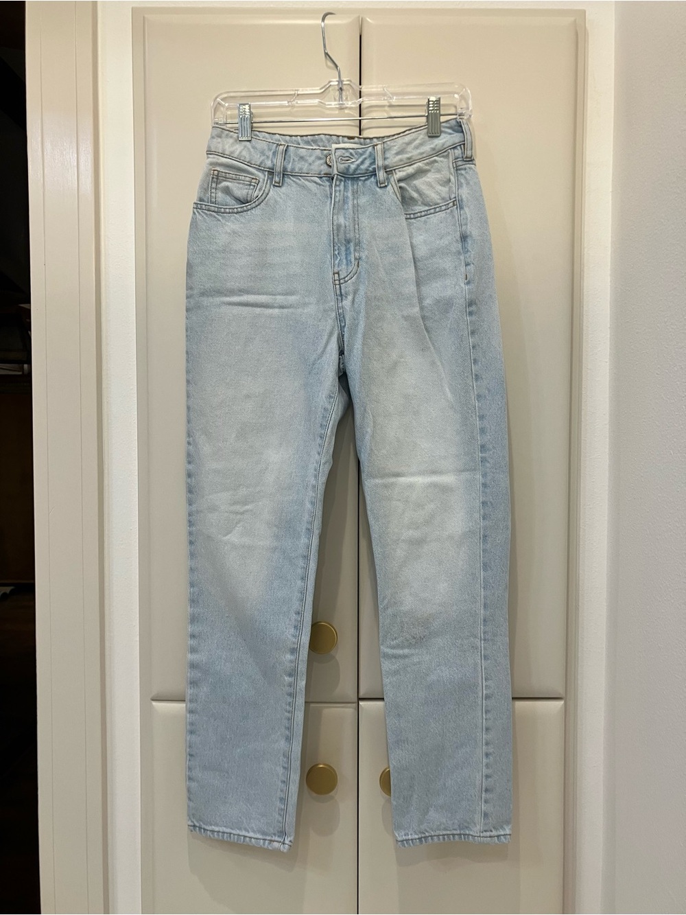 PacSun Light Wash High-Rise Straight Jeans